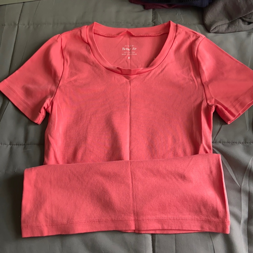 plain pink t shirt
